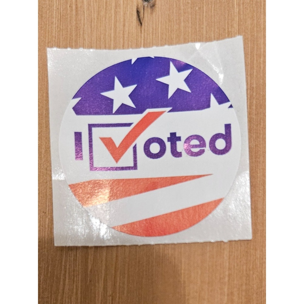 I Voted Sticker Presidential Election‎ 2024 Pittsburgh Pennsylvania PA - Rare